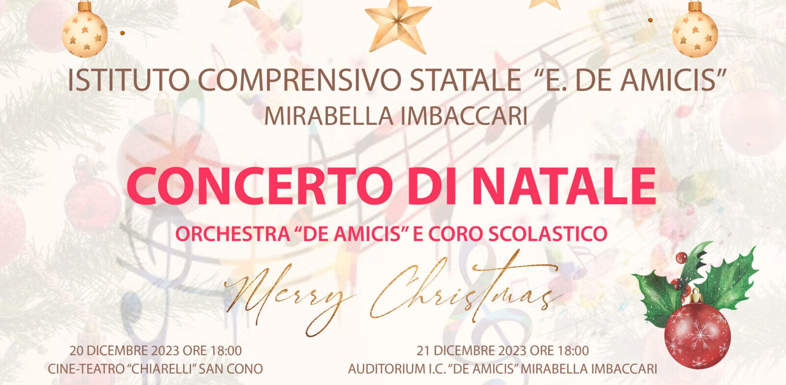 Concerti di Natale 2023 - Orchestra 